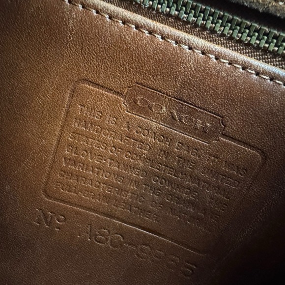 Vintage Coach Legacy Bag 9965 Brown Leather‎ Small Flap Shoulder Purse USA - Picture 11 of 11